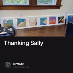 Thanking Sally 264/500