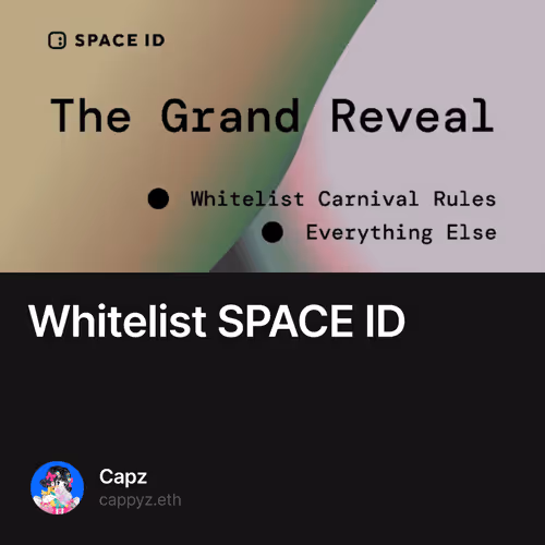  Whitelist  SPACE ID