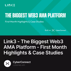 Link3 - The Biggest Web3 AMA Platform - First Month Highlights & Case Studies 402/500