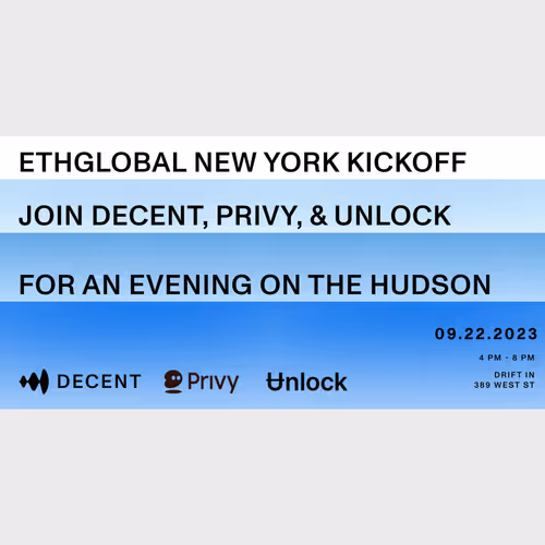 ETHGlobal NY Kickoff