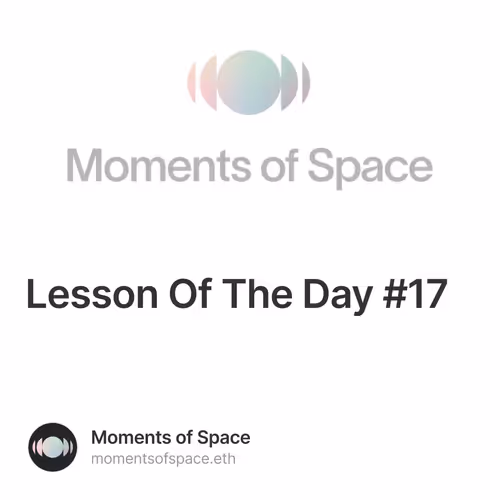 Lesson Of The Day #17