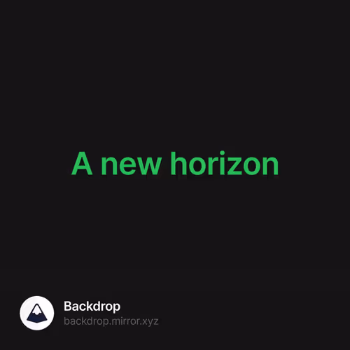 A new horizon 9/500