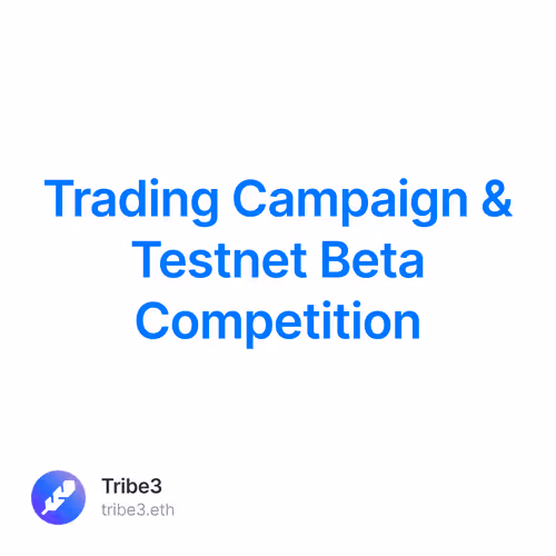 Trading Campaign & Testnet Beta Competition 16/500