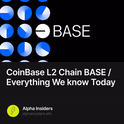 CoinBase L2 Chain BASE / Everything We know Today 55/500