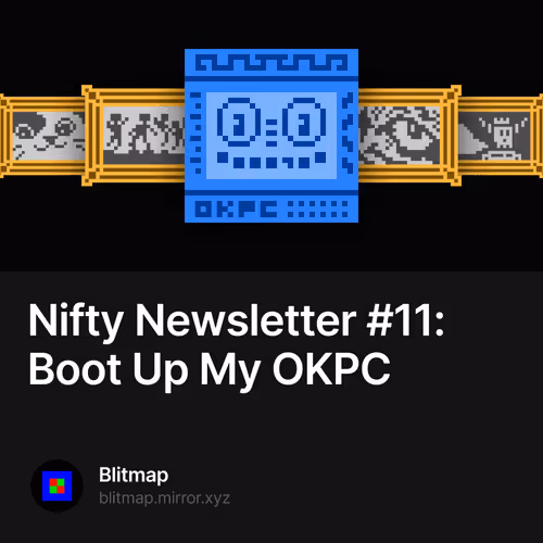 Nifty Newsletter 11 Boot Up My OKPC