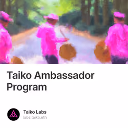 Taiko Ambassador Program 439/500