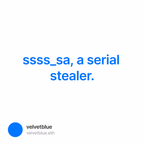 ssss_sa, a serial stealer.