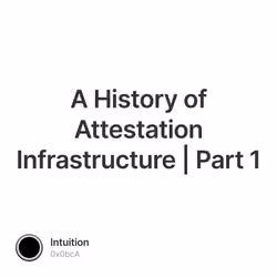 A History of Attestation Infrastructure | Part 1 234/500
