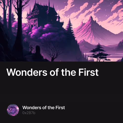 Wonders of the First  265/500
