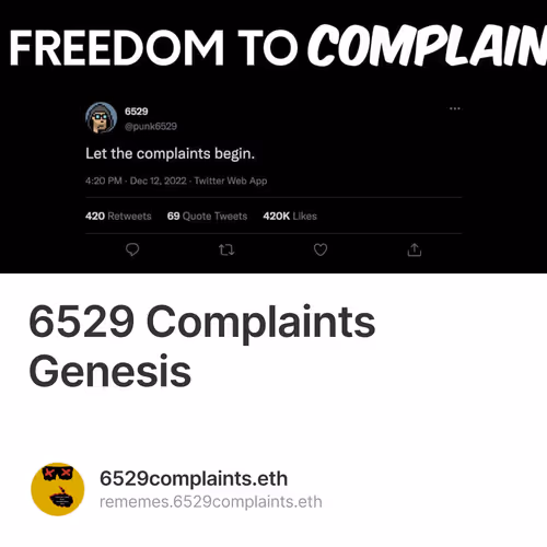 6529 Complaints Genesis 61/69