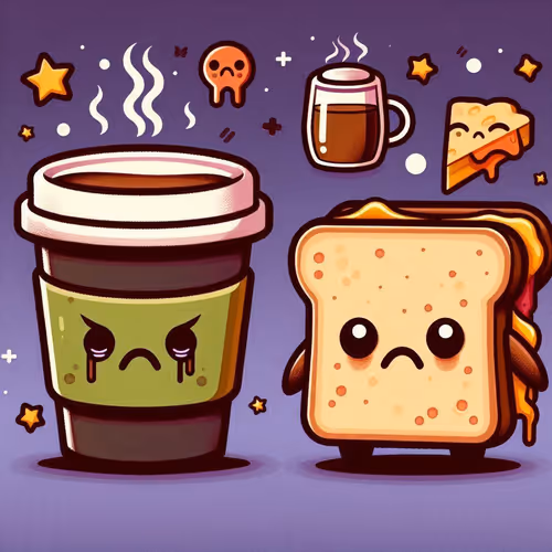 Unhappy Coffee & Grilled Cheese