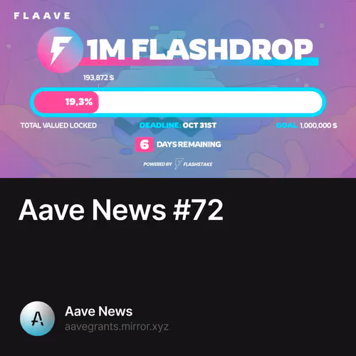 Aave News #72 37/500