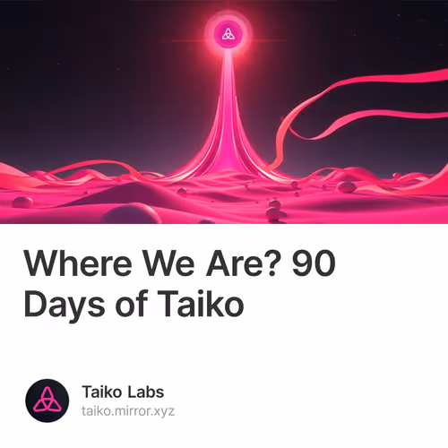 Where We Are? 90 Days of Taiko 19
