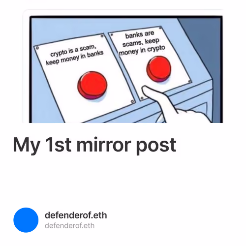 My 1st mirror post 1/500