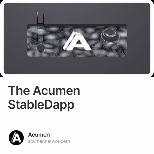 The Acumen StableDapp 7
