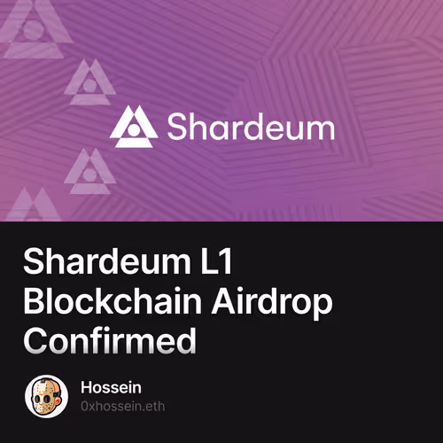  Shardeum L1 Blockchain Airdrop Confirmed