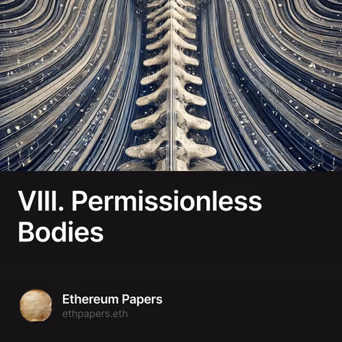 VIII. Permissionless Bodies   1/1000