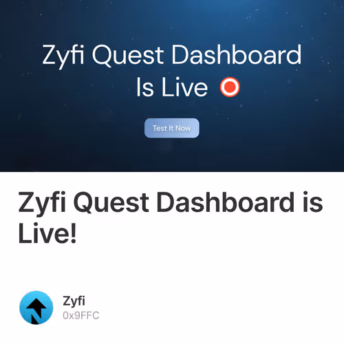 Zyfi Quest Dashboard is Live! 38