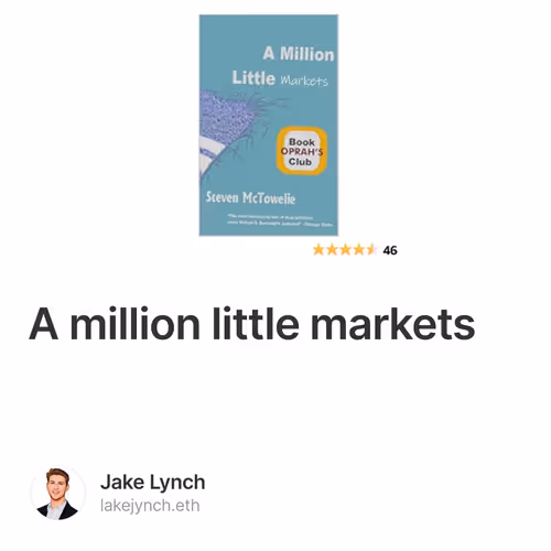 A million little markets 1