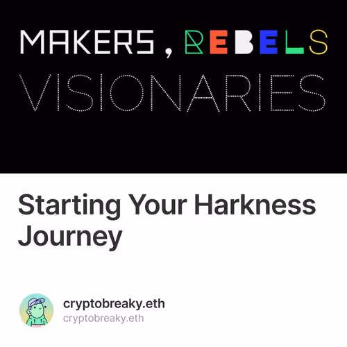 Starting Your Harkness Journey 1/500