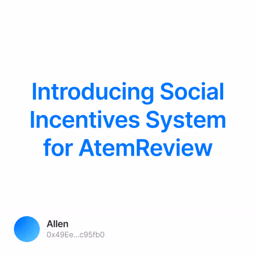 Introducing Social Incentives System for AtemReview