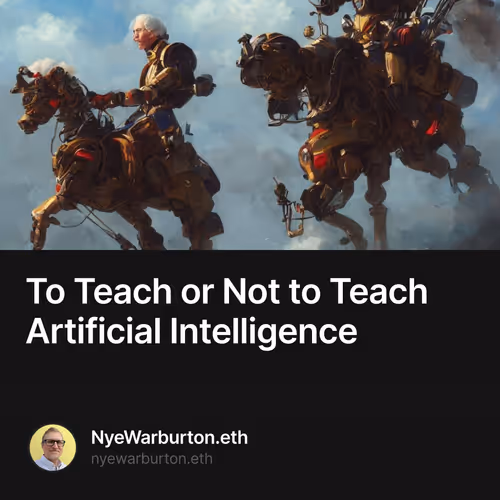 To Teach or Not to Teach Artificial Intelligence 227/500