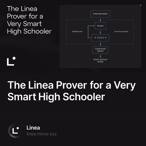 The Linea Prover for a Very Smart High Schooler 9942