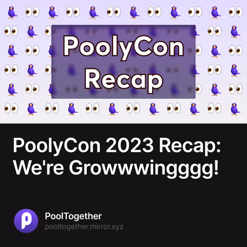 PoolyCon 2023 Recap: We're Growwwingggg! 36/500