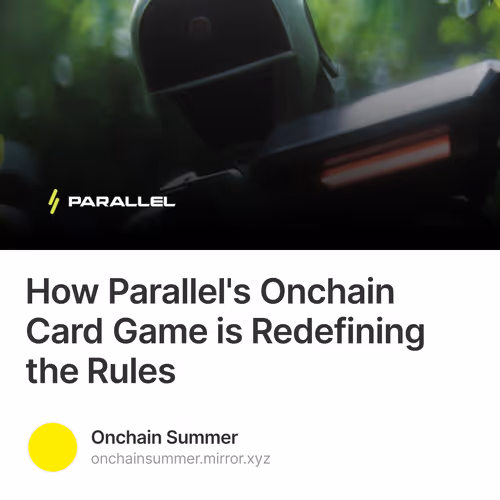 How Parallel's Onchain Card Game is Redefining the Rules 128