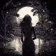 Bathing on a moonlit night