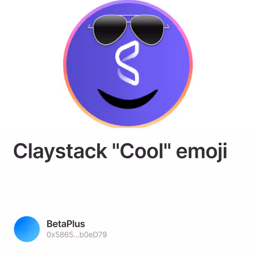 Claystack "Cool" emoji 1/500