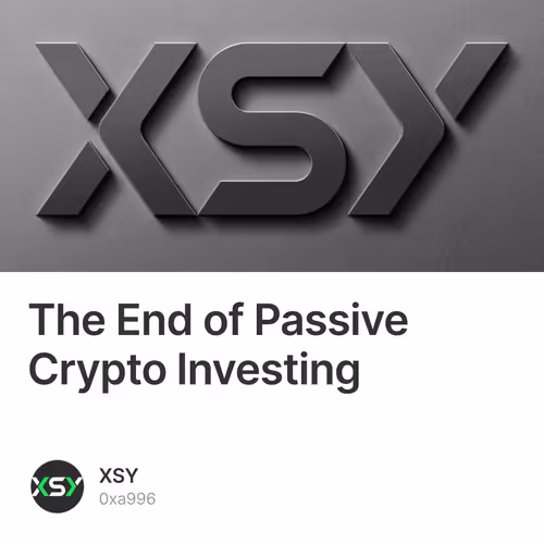 The End of Passive Crypto Investing 2