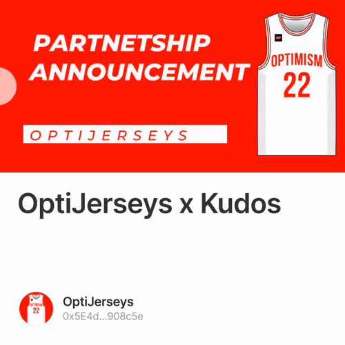 OptiJerseys x Kudos 🎉 92/500
