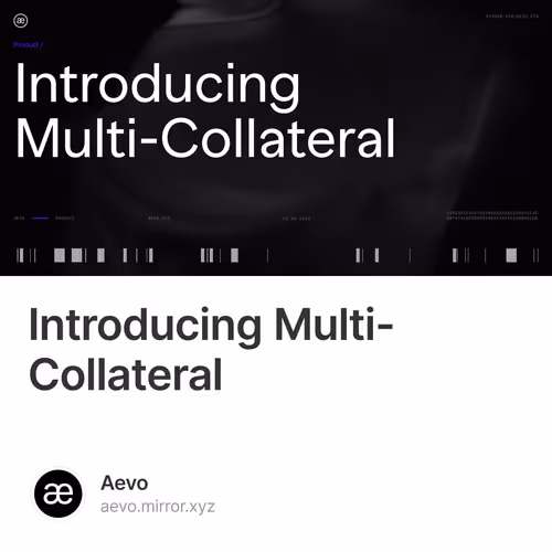 Introducing Multi-Collateral 22