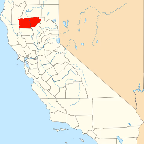 Tehama County Map