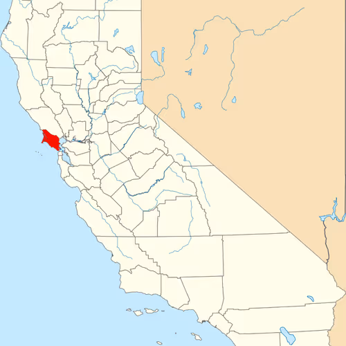 Marin County Map