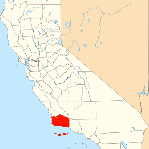Santa Barbara County Map