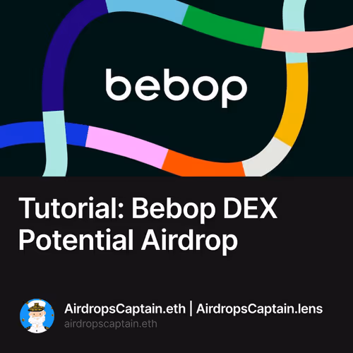 Tutorial: Bebop DEX Potential Airdrop  💸