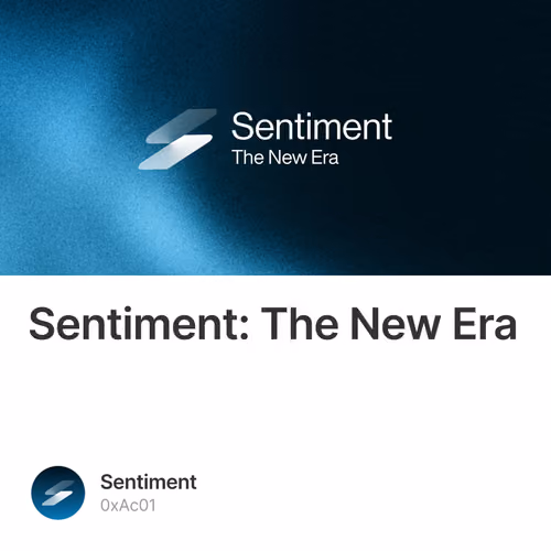 Sentiment: The New Era 4