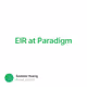 EIR at Paradigm