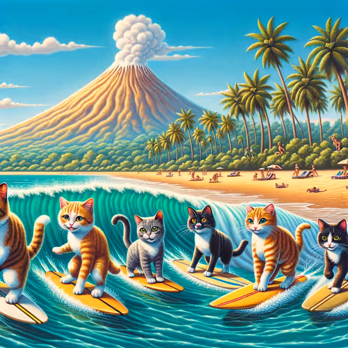 ETH Volcano Workshop #3 - Surfing Cats