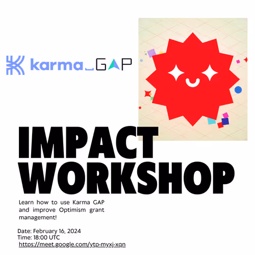 Optimism Impact Workshop, with Karma GAP