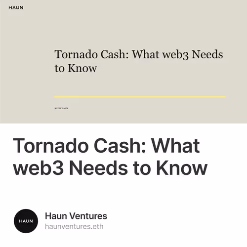 Tornado Cash What web3 Needs to Know