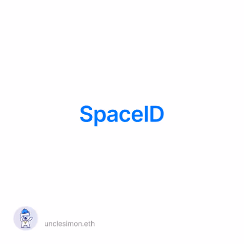 重磅：SpaceID公布代币模型 1/500