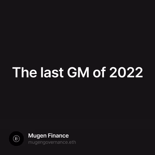 The last GM of 2022 20/500