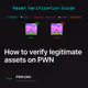 How to verify legitimate assets on PWN