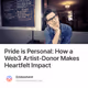 Pride is Personal: How a Web3 Artist-Donor Makes Heartfelt Impact