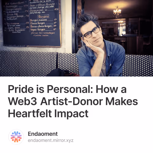 Pride is Personal: How a Web3 Artist-Donor Makes Heartfelt Impact