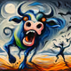 Abstract animal wildlife the mad ox