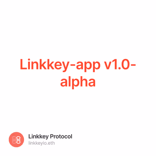 Linkkey-app v1.0-alpha